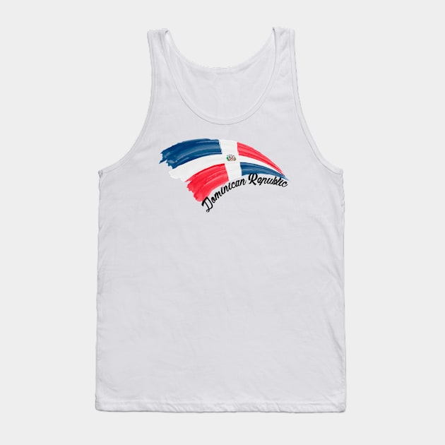 Dominican Republic flag Tank Top by SerenityByAlex